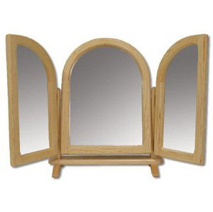 Dřevěné výklopné zrcadlo LT103 (Barva dřeva: Ořech)