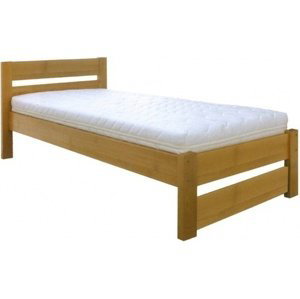 Dřevěná postel 100x200 buk LK180 (Barva dřeva: Rustikal)