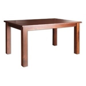 Jídelní stůl ST170 S160 masiv buk (Barva dřeva: Koniak, Hrana stolu: S3)