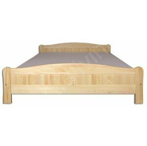 Dřevěná postel 140x200 LK102 (Barva dřeva: Dub)