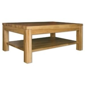 Konferenční stůl st310 S100 masiv dub - šířka desky 2,5 cm (Barva dřeva: Gray)