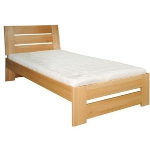 Dřevěná postel 80x200 buk LK182 (Barva dřeva: Buk přírodní)