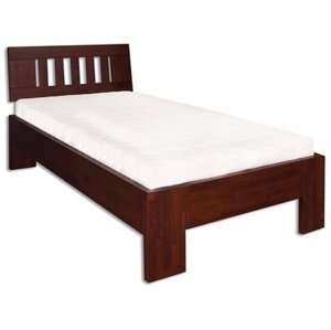 Dřevěná postel 90x200 buk LK183 (Barva dřeva: Rustikal)