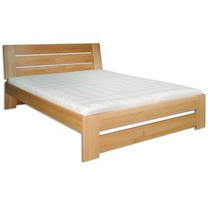 Dřevěná postel 120x200 buk LK192 (Barva dřeva: Gray)