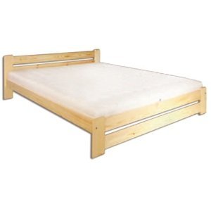 Dřevěná postel 120x200 LK118 (Barva dřeva: Borovice)