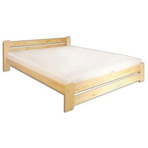 Dřevěná postel 160x200 LK118 (Barva dřeva: Olše)