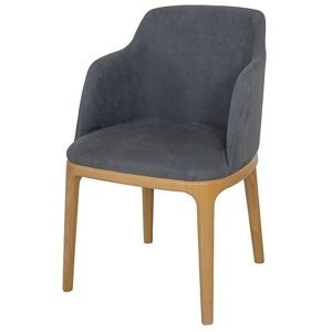 Jídelní židle kt188 masiv buk (Barva dřeva: Buk bělený, Barva čalounění: Sab944)