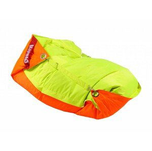 Sedací pytel 189x140 duo fluo orange - fluo limet