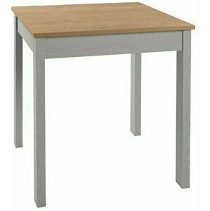 Stůl BRYK MINI  dub burlington allover/modřín sibiu šedý