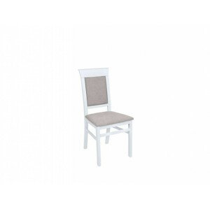 židle ALLANIS 2 bílá teplá (TX098)/Adel 3 taupe***