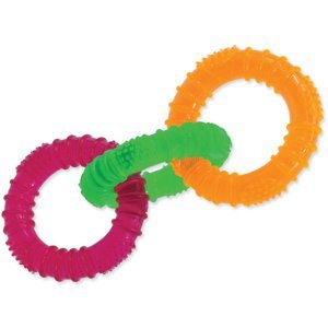 Hračka Dog Fantasy 3 kruhy gumové barevné 16cm