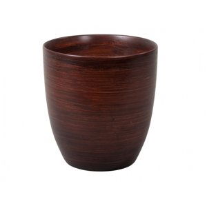 Obal na květník KODET WOOD keramický matný d16x17cm