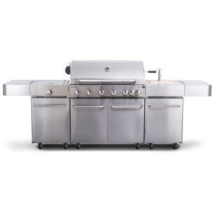 Plynový gril G21 Nevada BBQ kuchyně Premium Line, 8 hořáků + zdarma redukční ventil