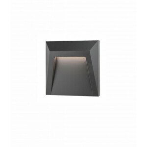 Svítidlo Nova Luce LUTON STEP GREY 2 schodišťové, IP 65, 1,2 W