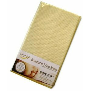 PurFlo Sleepsystem "Organic Cotton Fitted Sheet" - Organické prostěradlo (Varianta: Lemon 120 x 60 cm)