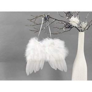 Andělská křídla z peří , barva bílá, baleno 1 ks v polybag. Cena za 1 ks. AK6110-WH