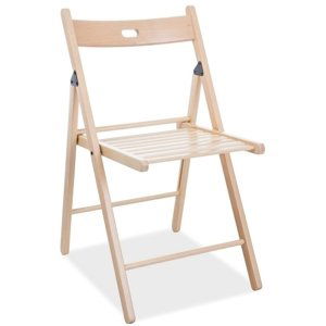 Dřevěná skládací židle SMART II natural