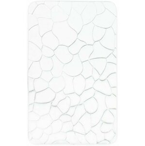 Koupelnová předložka 3D 0133 white (Varianta: 40 x 50 cm)