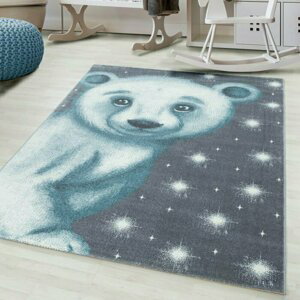 Dětský koberec Bambi 810 blue (Varianta: Kulatý průměr 120 cm)