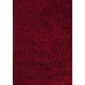 Kusový koberec Dream Shaggy 4000 red (Varianta: Kulatý 120 cm průměr)
