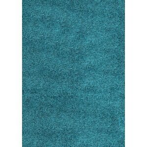 Kusový koberec Dream Shaggy 4000 tyrkys (Varianta: Kulatý 120 cm průměr)