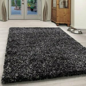 Kusový koberec Enjoy shaggy 4500 antrazit (Varianta: 120 x 170 cm)