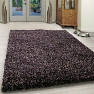 Kusový koberec Enjoy shaggy 4500 lila (Varianta: 120 x 170 cm)