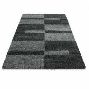 Kusový koberec Gala shaggy 2505 grey (Varianta: 100 x 200 cm)