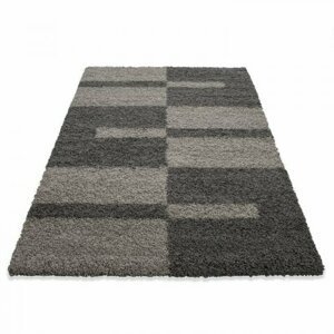 Kusový koberec Gala shaggy 2505 taupe (Varianta: 100 x 200 cm)