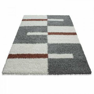 Kusový koberec Gala shaggy 2505 terra (Varianta: 240 x 340 cm)