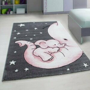 Dětský koberec Kids 560 pink (Varianta: 120 x 170 cm-SLEVA)