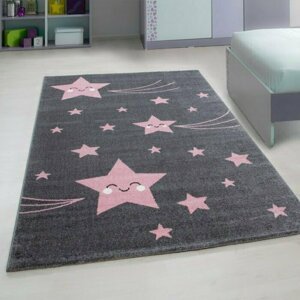 Dětský koberec Kids 610 pink (Varianta: 160 x 230 cm)
