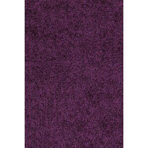 Kusový koberec Life Shaggy 1500 lila (Varianta: Kulatý 160 cm průměr)