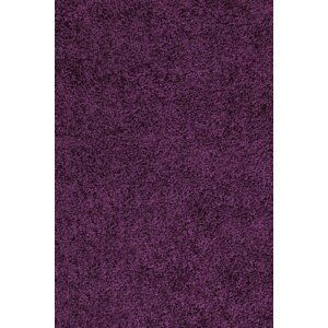 Kusový koberec Life Shaggy 1500 lila (Varianta: Kulatý 200 cm průměr)
