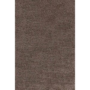 Kusový koberec Life Shaggy 1500 mocca (Varianta: Kulatý 120 cm průměr)