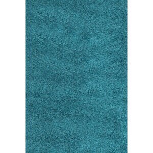 Kusový koberec Life Shaggy 1500 tyrkys (Varianta: Kulatý 160 cm průměr)