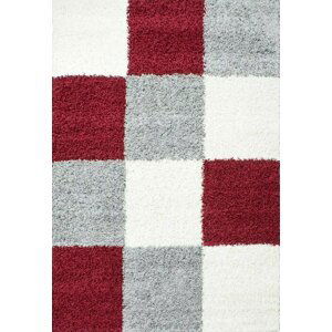 Kusový koberec Life Shaggy 1501 red (Varianta: 200 x 290 cm)