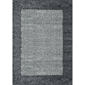 Kusový koberec Life Shaggy 1503 grey (Varianta: 200 x 290 cm)