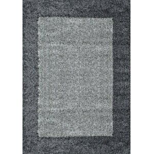 Kusový koberec Life Shaggy 1503 grey (Varianta: 240 x 340 cm)