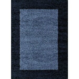 Kusový koberec Life Shaggy 1503 navy (Varianta: 300 x 400 cm)