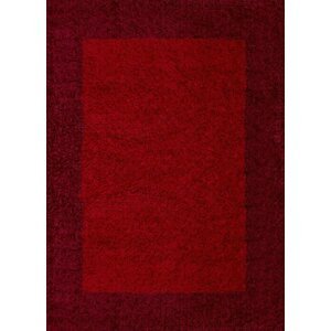 Kusový koberec Life Shaggy 1503 red (Varianta: 100 x 200 cm)