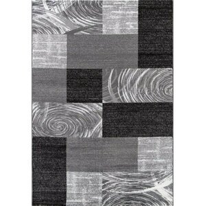 Kusový koberec Parma 9220 black (Varianta: 80 x 150 cm)