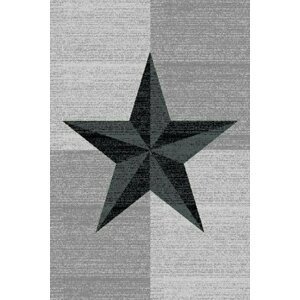 Kusový koberec Plus 8002 grey (Varianta: 160 x 230 cm)
