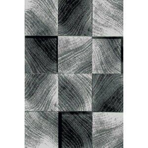Kusový koberec Plus 8003 black (Varianta: 80 x 300 cm)