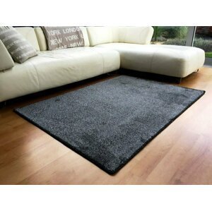 Kusový koberec Apollo Soft antraciet (Varianta: 1 m2 s obšitím)