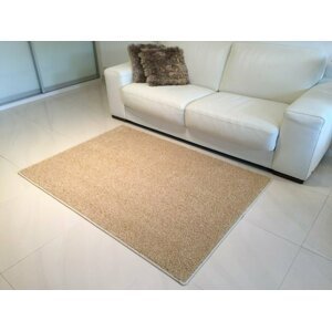Kusový koberec Color Shaggy béžový (Varianta: Kulatý 57 cm průměr)