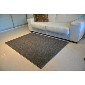 Kusový koberec Color Shaggy šedý (Varianta: Květina průměr 120 cm)