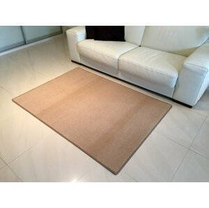 Kusový béžový koberec Eton (Varianta: 120 x 160 cm)