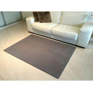 Kusový šedý koberec Eton (Varianta: 120 x 170 cm)