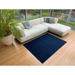 Kusový koberec Eton Lux tmavě modrý (Varianta: 200 x 300 cm)
